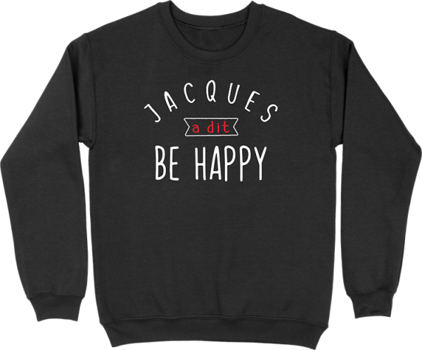 Pull homme jacques a dit be happy