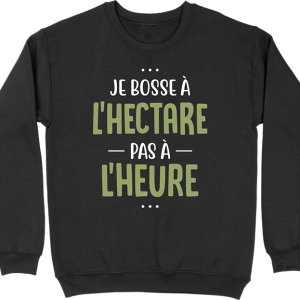 Pull homme je bosse a l’hectare Pull homme je bosse a l’hectare