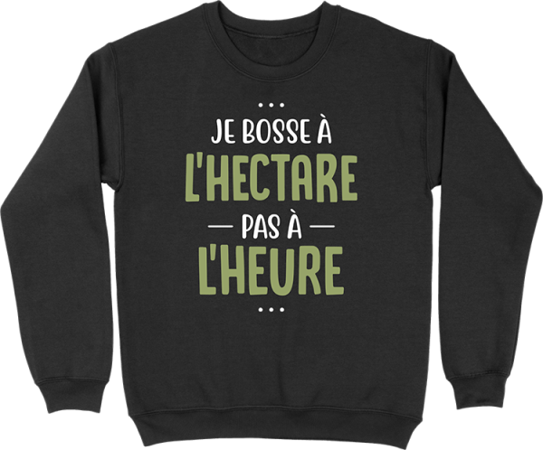 Pull homme je bosse a l’hectare