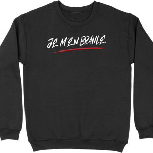 Pull homme je m’en branle Pull homme je m’en branle