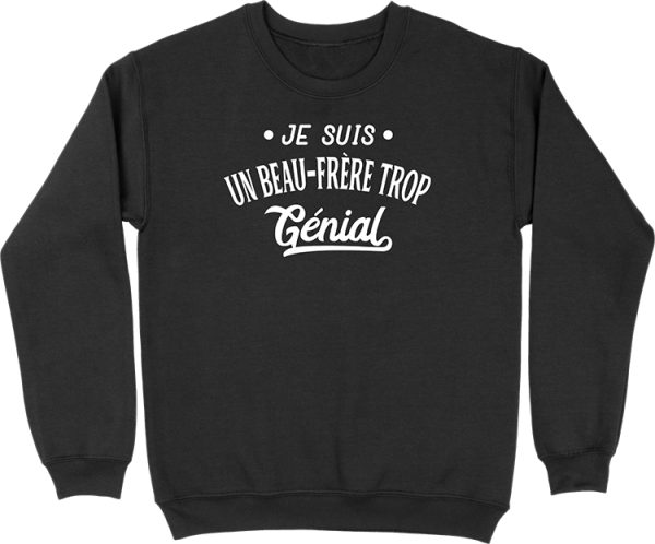 Pull homme je suis un beau-frere trop genial