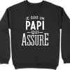 Pull homme je suis un papi qui assure