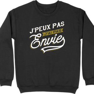 Pull homme j’peux pas j’ai pas envie Pull homme j’peux pas j’ai pas envie