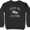 Pull homme j&rsquo;peux pas j&rsquo;ai piano