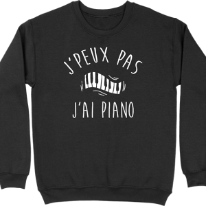 Pull homme j’peux pas j’ai piano Pull homme j’peux pas j’ai piano