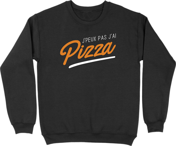 Pull homme j’peux pas j’ai pizza