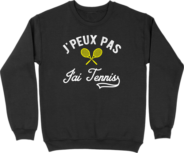 Pull homme j’peux pas j’ai tennis