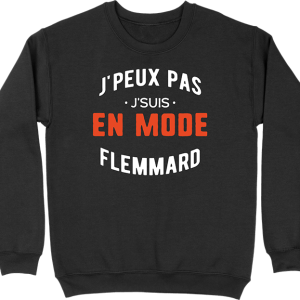 Pull homme j’peux pas j’suis en mode flemmard Pull homme j’peux pas j’suis en mode flemmard