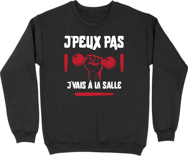 Pull homme j’peux pas j’vais a la salle