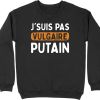 Pull homme j&rsquo;suis pas vulgaire