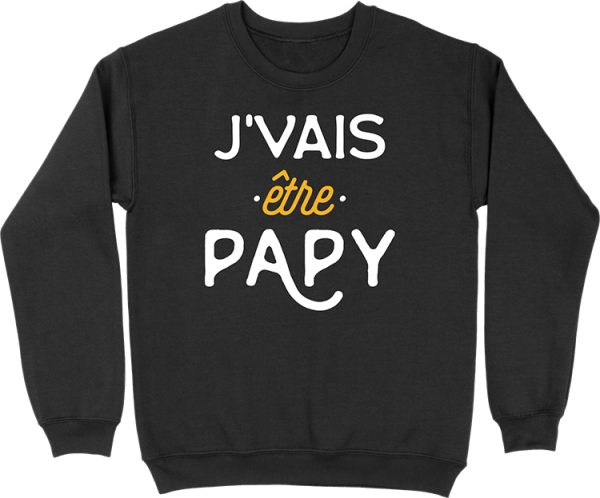 Pull homme j’vais etre papy