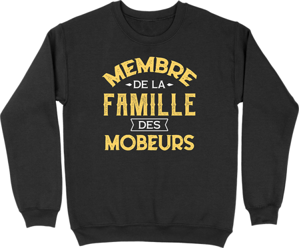 Pull homme la famille des mobeurs