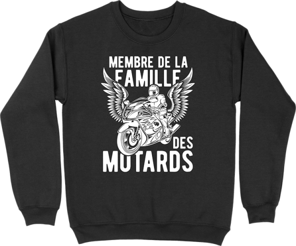 Pull homme la famille des motards