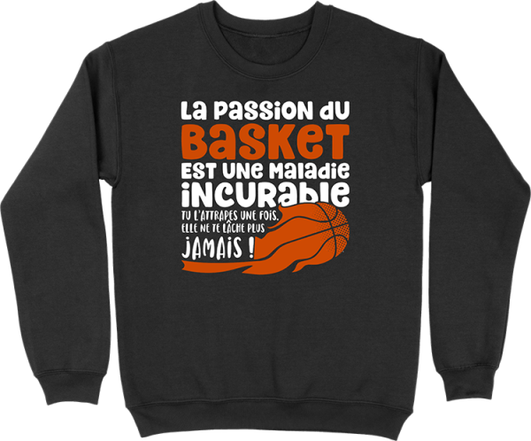 Pull homme la passion du basket