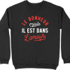 Pull homme le bonheur existe