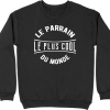 Pull homme le parrain le plus cool du monde