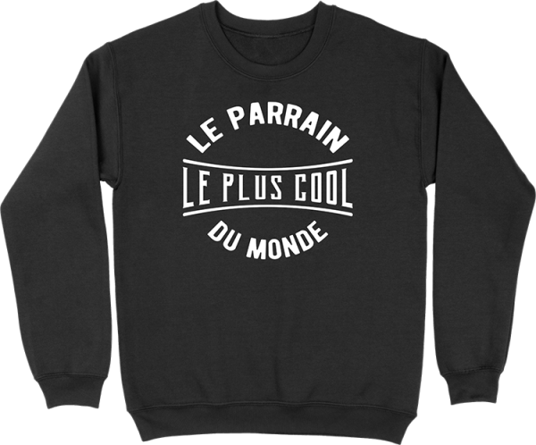 Pull homme le parrain le plus cool du monde