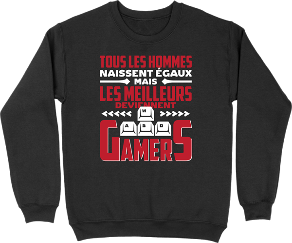 Pull homme les meilleurs deviennent gamers