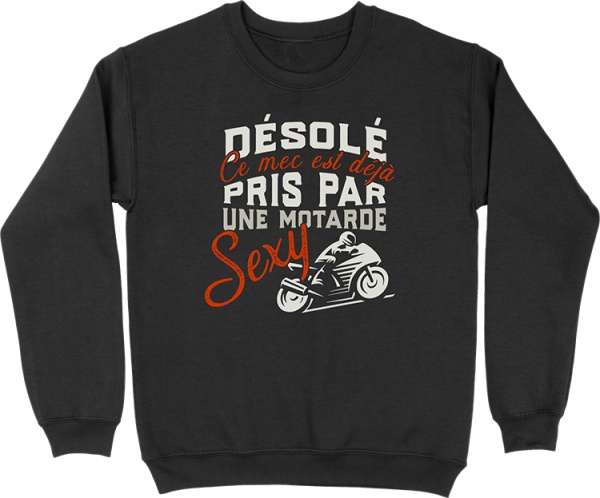 Pull homme motard deja pris