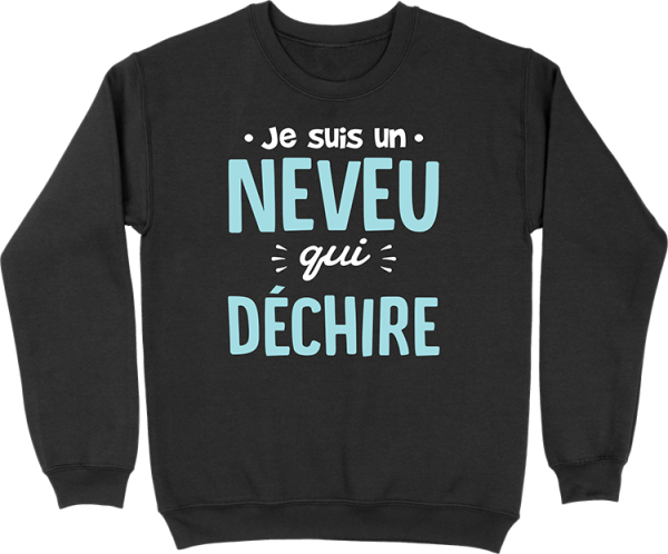 Pull homme neveu qui dechire