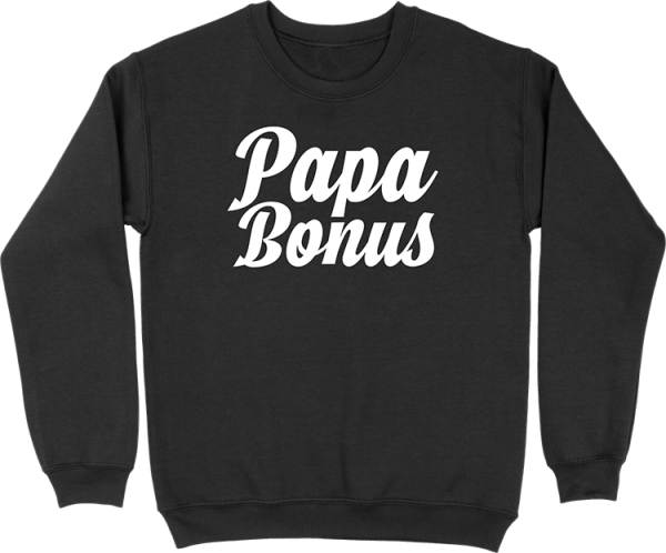 Pull homme papa bonus