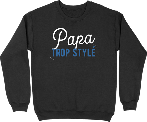 Pull homme papa trop style