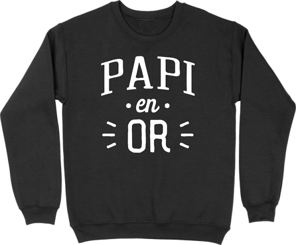 Pull homme papi en or