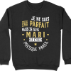 Pull homme pas parfait mais mari