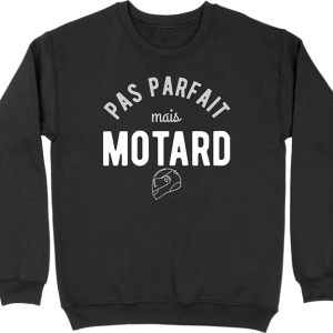 Pull homme pas parfait mais motard Pull homme pas parfait mais motard