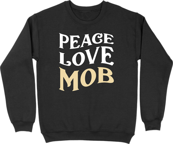 Pull homme peace love mob