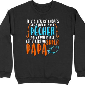 Pull homme pecheur et super papa Pull homme pecheur et super papa