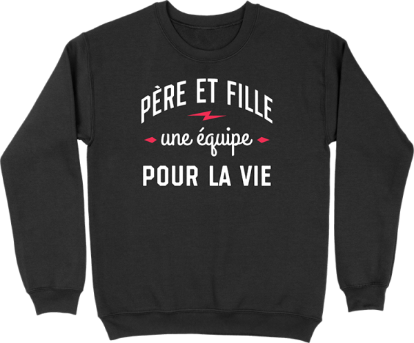 Pull homme pere et fille