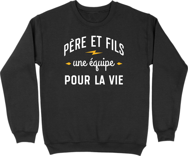 Pull homme pere et fils