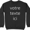 Pull homme personnalise avec votre texte