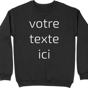 Pull homme personnalise avec votre texte Pull homme personnalise avec votre texte