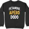 Pull homme petanque apero dodo