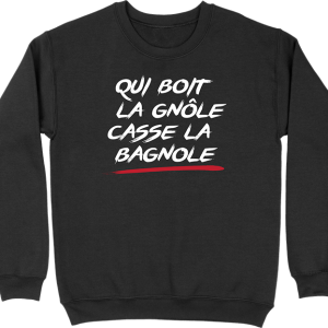 Pull homme qui boit la gnole Pull homme qui boit la gnole