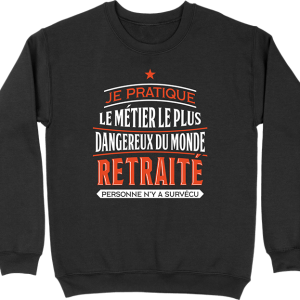 Pull homme retraite personne n’y a survecu Pull homme retraite personne n’y a survecu