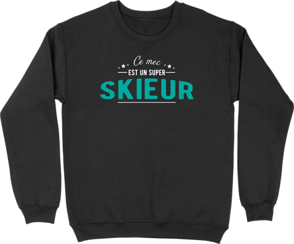 Pull homme super skieur