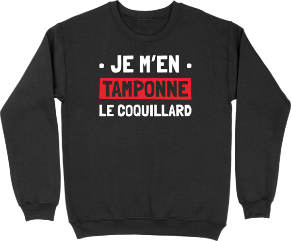 Pull homme tamponne le coquillard