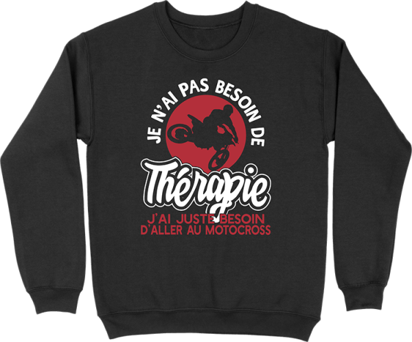 Pull homme therapie motocross