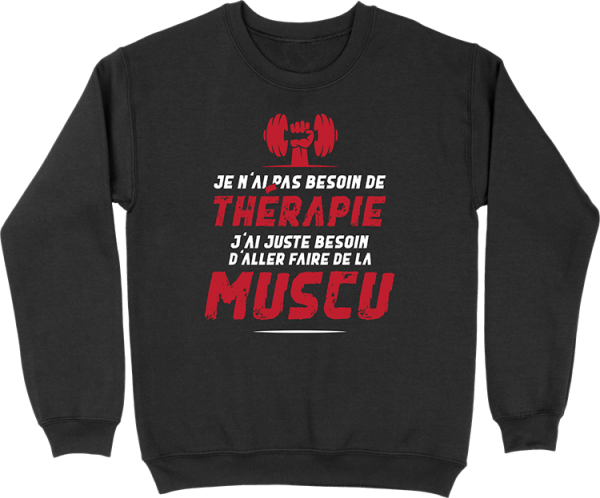 Pull homme therapie muscu