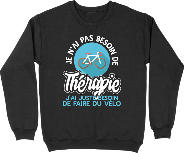 Pull homme therapie velo