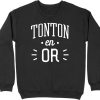 Pull homme tonton en or