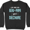Pull homme un beau-papa qui dechire