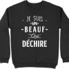 Pull homme un beauf qui dechire