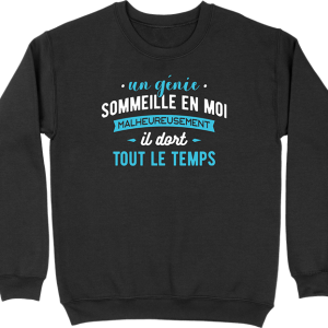 Pull homme un genie sommeille en moi Pull homme un genie sommeille en moi
