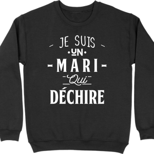 Pull homme un mari qui dechire Pull homme un mari qui dechire