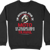 Pull homme un mauvais jour de moto