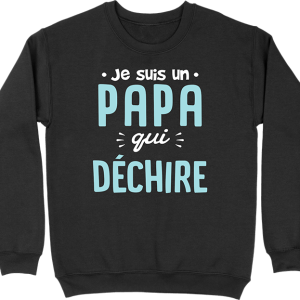 Pull homme un papa qui dechire Pull homme un papa qui dechire